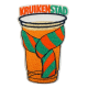 Embleem Kruikenstad Nr. 212 Bierglas met das