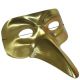 Oogmasker Zilver Glitter met lange neus