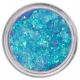 Chunky Glitter Cream Lagune Blauw