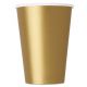 Bekers Metallic Goud 250 ml 8st.