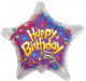 Folieballon Happy Birthday Streamers