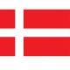 Landen Vlag Denemarken/Denmark (90x150 cm.)