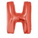 Folieballon Rood Letter H 102 cm