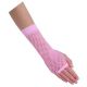 Net Handschoen Fluor Roze 25 cm.