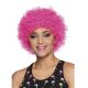 013. Pruik Afro Hippie Fuchsia