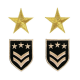 Embleem Nr. 715 Army Sterren met patch