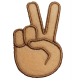 Embleem Nr. 590 Emoji Peace