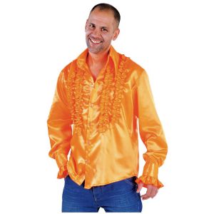 Rouches Blouse Luxe Oranje