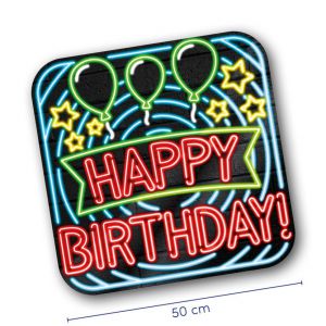 Neon Decoration Signs Happy Birthday