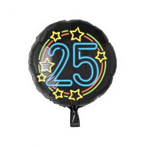 Folieballon Neon 25 jaar