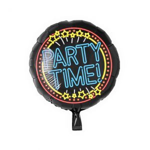 Folieballon Neon Party Time