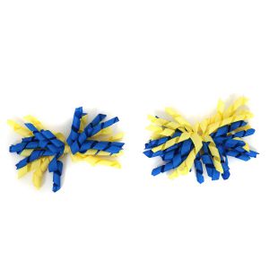 Frutsel Haarclips Blauw Geel