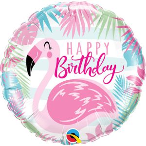 Folieballon Happy Birthday Streamers